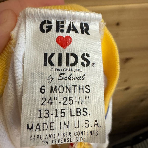 Vintage 6 Months Baby Animal Bundle Bodysuits Overalls Cotton Retro Colorful - Picture 5 of 15